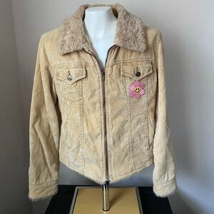 Hand Crafted Corduroy Coat  Small